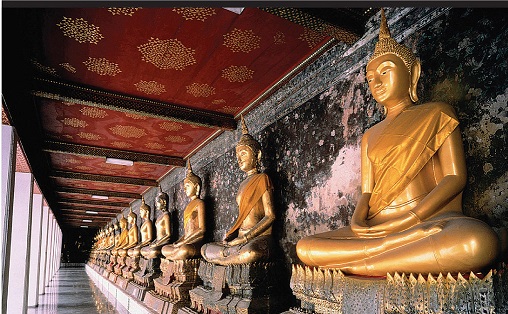 Row of Buddhas
